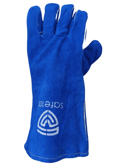 Guantes de Carnaza Largos para Soldador Safe100®, hilo KEVLAR®