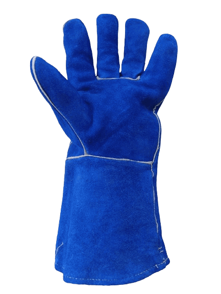 [Guante soldador sin refuerzo safe100®] Guantes de Carnaza Largos para Soldador Safe100®, hilo KEVLAR®