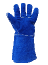Guantes de Carnaza Largos para Soldador Safe100®, hilo KEVLAR®