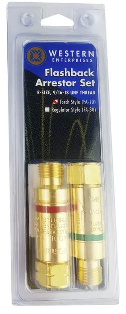 Arresta Flamas Para Antorcha Con Válvula Check marca WESTERN®