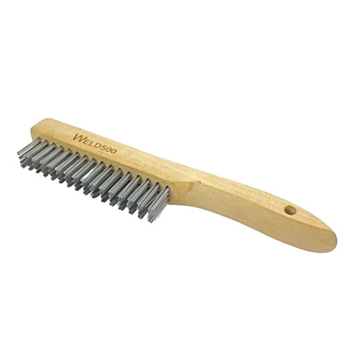 [cepillo de alambre acero inoxidable madera] Cepillo de mano Alambre Acero Inoxidable WELD500®