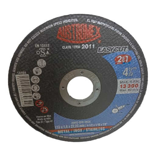 [Disco de corte para metal4 1/2"] Disco de corte 4 1/2" EC Austromex 2011